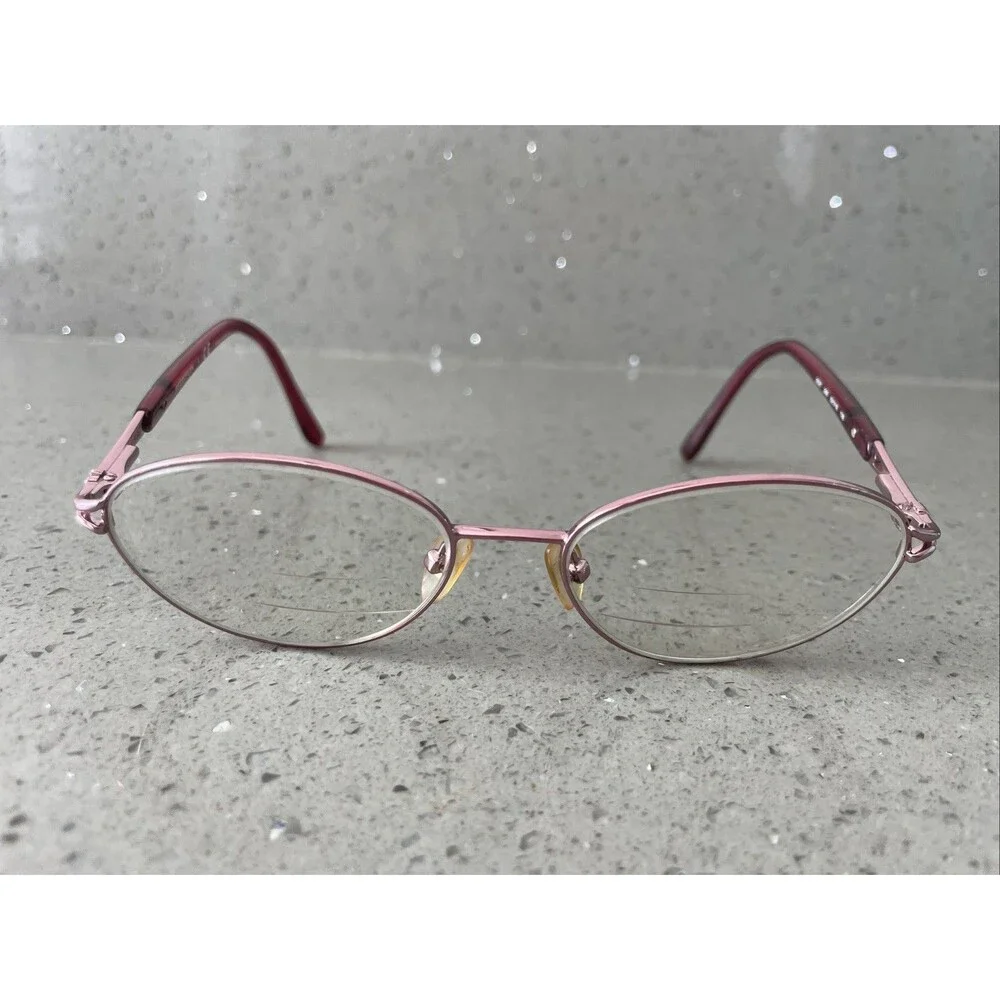 Sferoflex Eyeglasses Frames ONLY 52-16-135 2527 299 Purple Pink Round full rim